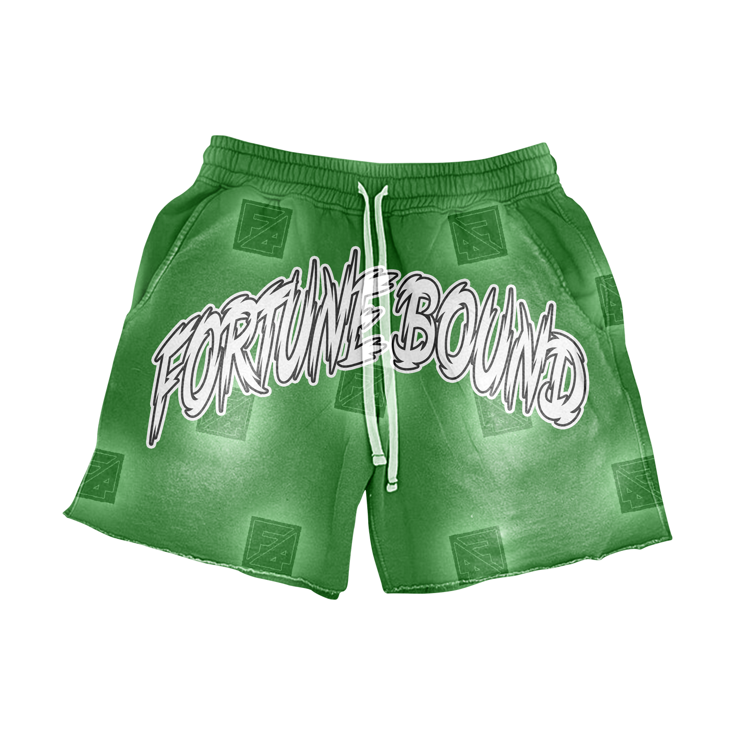 “Bound To Be Rich” Cotton Shorts