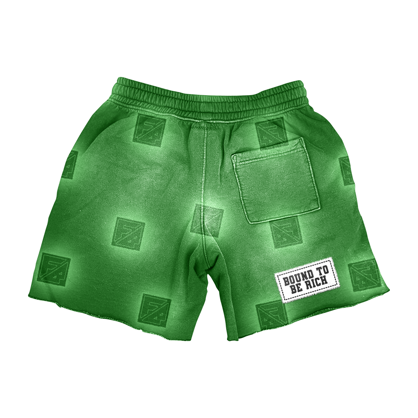 “Bound To Be Rich” Cotton Shorts