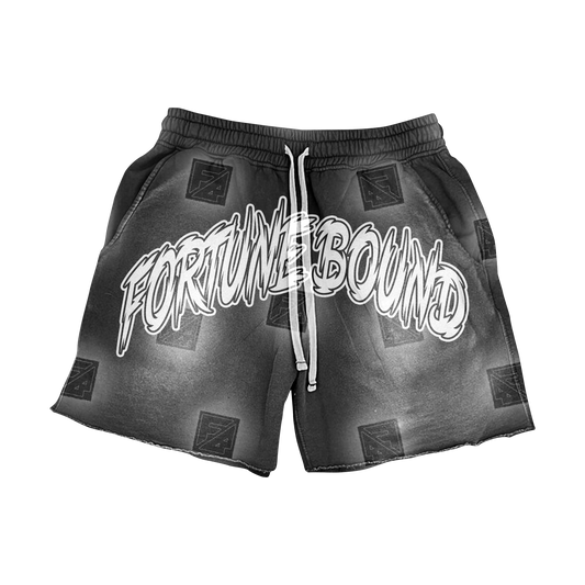 “Bound To Be Rich” Cotton Shorts