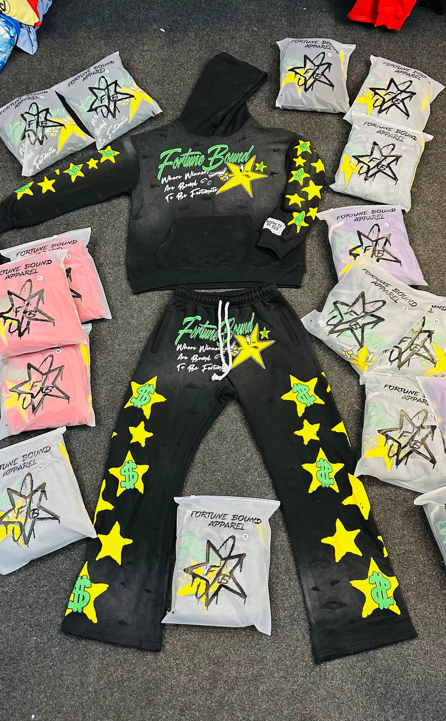 Black “Shooting Star” Set