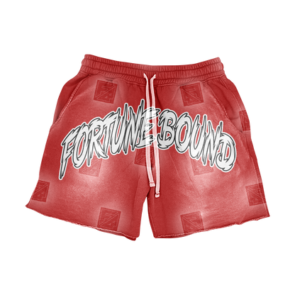 “Bound To Be Rich” Cotton Shorts