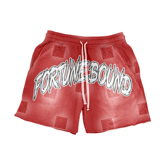 “Bound To Be Rich” Cotton Shorts