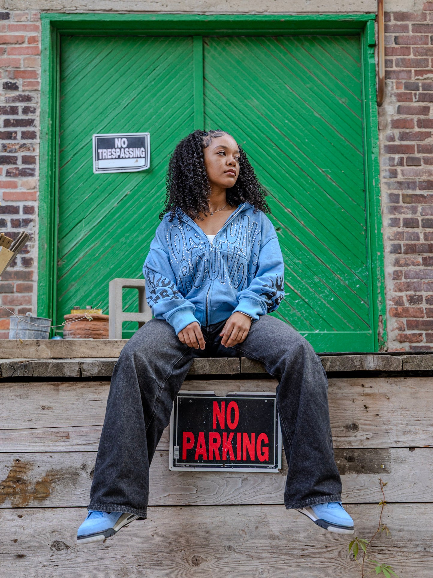 “Rayz” Teal Distressed Acid Wash Zip Up Jackets
