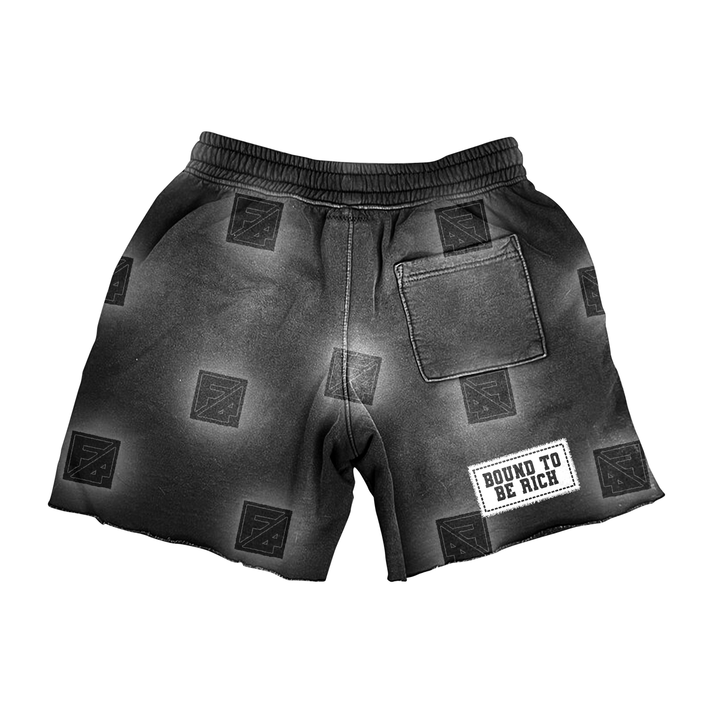 “Bound To Be Rich” Cotton Shorts