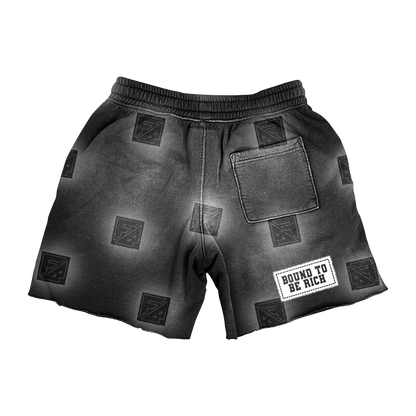 “Bound To Be Rich” Cotton Shorts